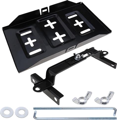 SING F LTD Universal Fit Car Battery Tray with Hold 